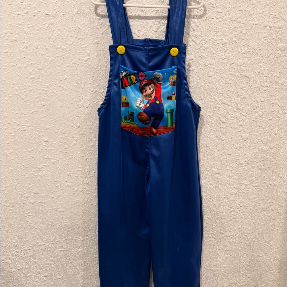 Kids Blue Overalls with Fun Character Design